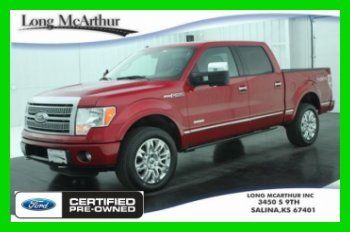 2011 3.5 v6 ecoboost 4x4 navigation sunroof crew cab heated and cooled leather!