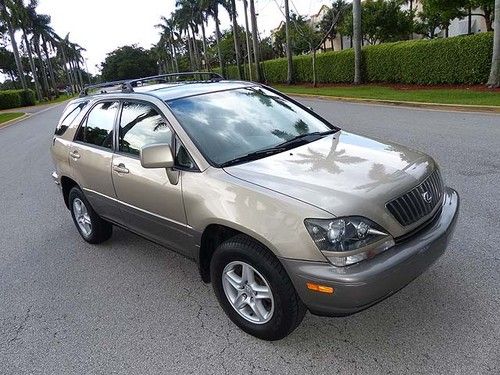 Super nice 1999 all wheel drive rx300 - one owner florida suv, 78k miles