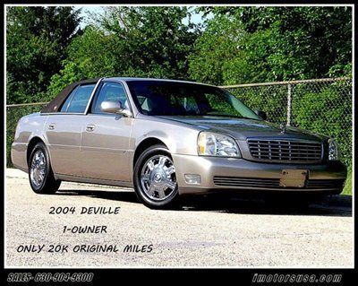 2004 deville v8 pewter/tan lthr htd/cool sts cd 1-owner only 20k miles clean wow