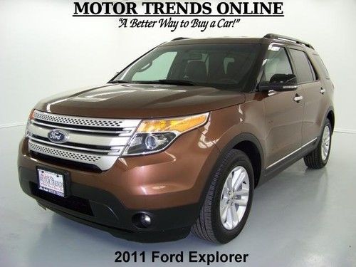 Navigation rearcam leather htd seats sync 3rd row 2011 ford explorer xlt 21k