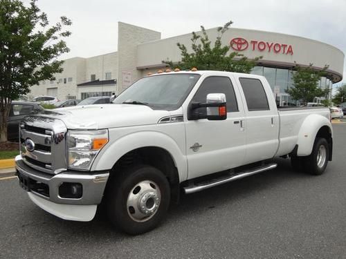 2011 ford super duty f350 lariat - turbodiesel 6.7 - 1-owner - new tires