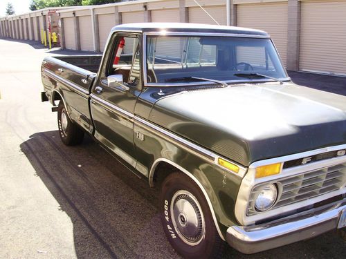 1975 ford f100 ranger truck 390 motor w/4 on the floor and lots of new stuff!!!!