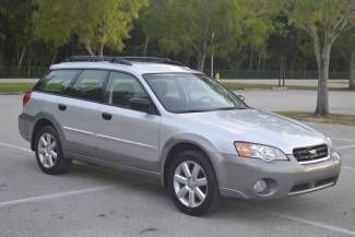 2006 subaru outback 2.5i awd silver runs and looks great clean carfax no reserve