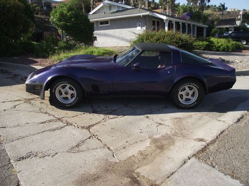 1981 corvette daily driver quality california car--runs and drives great