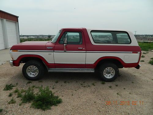 Ford bronco with low original miles