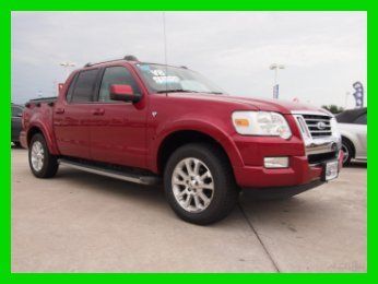 2007 limited 1 owner 4.6 v8 mp3/cd auto bed rail red tan leather we finance