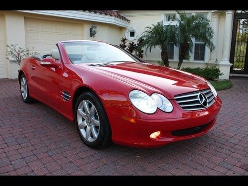 2003 mercedes-benz sl500 convertible low miles immaculate
