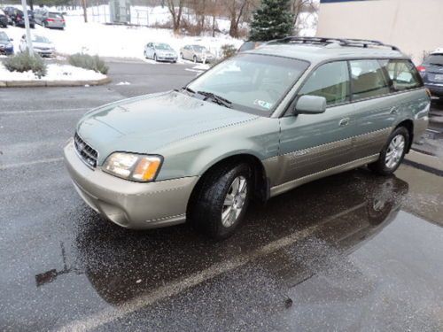 2004 subaru outback h6 3.0 clean carfax 1 owner 132k heated package no reserve!!
