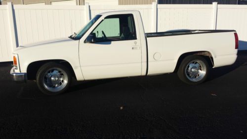 1994 chevy short bed lowered great on gas solid hard to get