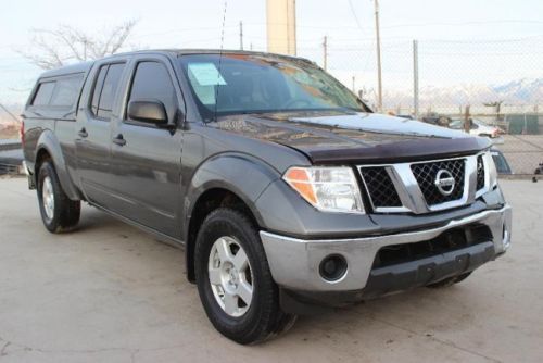 2007 nissan frontier se crew cab 4wd damaged clean title runs! export welcome!!