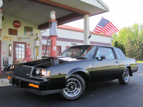 1987 grand national v6 turbo, automatic, ps, pb, pw, cruise, t-tops, low miles