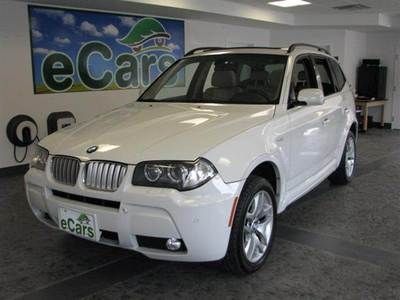 Bmw x3 3.0si suv all wheel drive leather loaded ///m package auto navigation