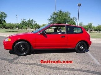 1993 red cx -- hatchback -- 116k miles -- manual -- excellent condition !!