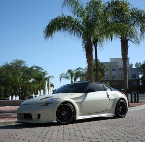 2004 nissan 350z coupe custom paint do-luck wide body single turbo 399.2rwhp