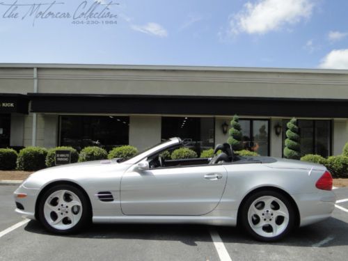 2004 mercedes benz sl500 sport amg pkg! pano roof ! clean carfax certified