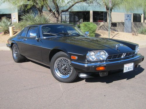 1989 jaguar xjs coupe, 5.3l v12, cold a/c, perfect leather , all original ca car