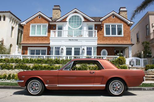 1966 mustang ca-car, rare paint code, 289, pwr disc brks, pony int 64 65 gt trim