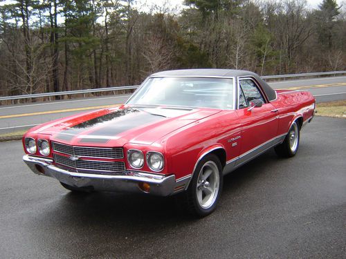 1970 chevrolet el camino, 350, 3 owner southern car, extensive documentation