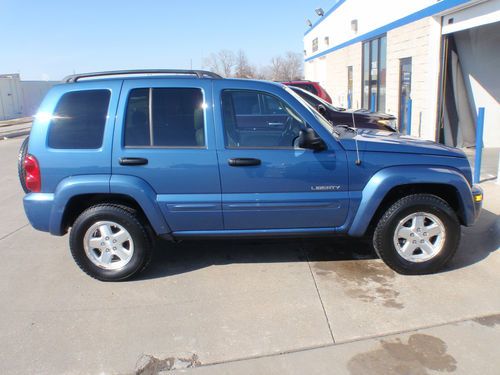 2004 jeep liberty limited 4x4 3.7l 67k power heated leather no reserve!