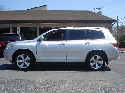 No reserve 2008 toyota highlander limited 4x4 4wd 3rd row one owner nice!