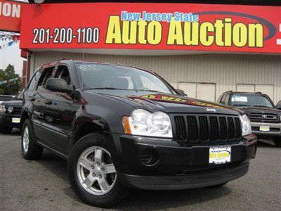 2007 jeep grand cherokee laredo carfax certified low reserve blk/gray