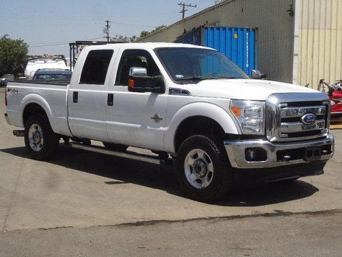 2011 ford super duty f-250 4wd salvage repairable rebuilder only 44k miles runs!