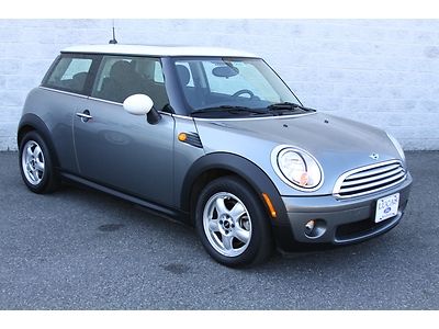 2010 mini cooper one owner grey w/ white roof moonroof alloy