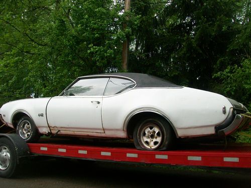 1969 oldsmobile 442 clone cutlass- tons of great parts! or restore! no reserve!!