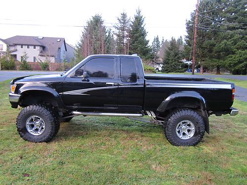 1994 toyota 4x4 extended cab pickup, chevy 2001 ls1 v-8 auto.