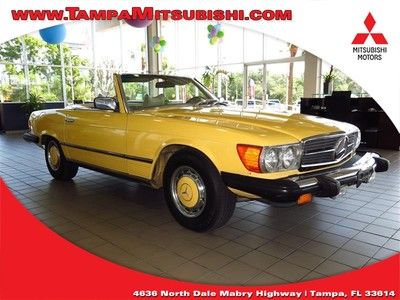 450sl convertible hard top with new soft top extra clean fl car, super low miles