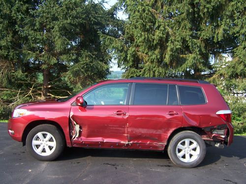 2010 toyota highlander 4x4 repairable clean title