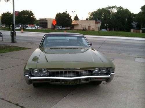 1968 impala/caprice  - 396 v8 with factory air - rare find - numbers matching