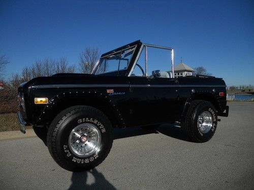 1974 ford bronco convertible a/c power steering &amp; brakes 302 automatic restored