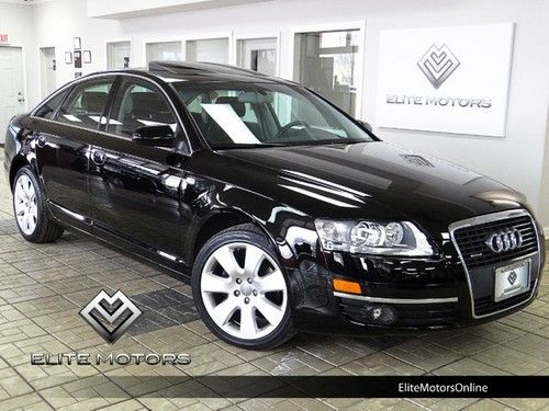 2007 audi a6 3.2l quattro navi htd sts moonroof xenons bose keyless go 2~owners