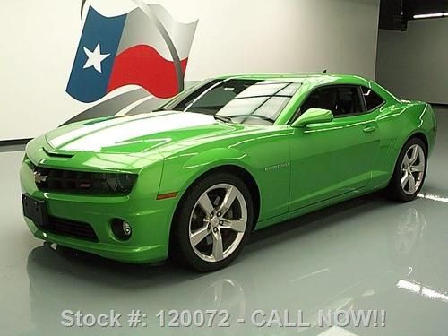 2011 chevy camaro 2ss 6-speed rs htd leather hud 42k mi texas direct auto