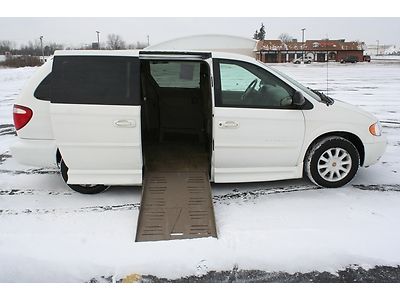 2002 chrysler town &amp; country wheelchair accessible van