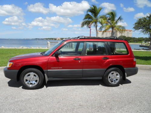 No reserve forester l awd stick meticuously serviced fl owned rust free rare