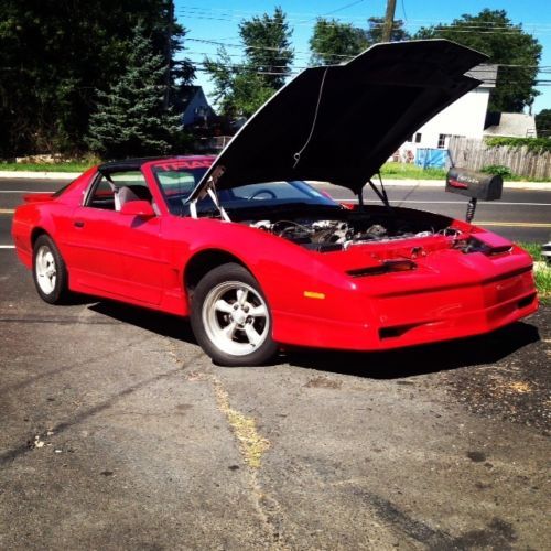 1987 trans am v8 355 tpi 5 speed manual electrical dash. t-tops