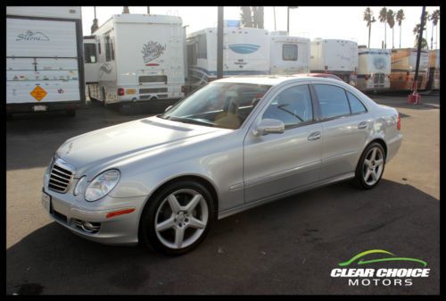 2008 mercedes e350 with amg sports package. silver on black leather. low miles