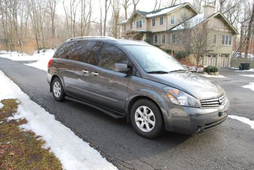 2009 nissan quest 3.5sl*factory dvd*leather*htd sts*rear camera*low miles*sweet!
