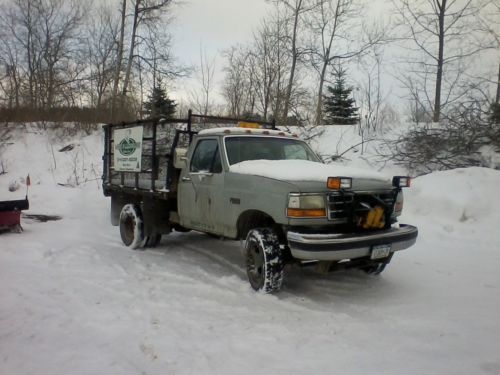 1995 ford f-350 4x4 dump w/ plow