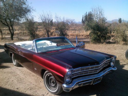 1967 ford galaxie 500 convertible fully restored candy paint