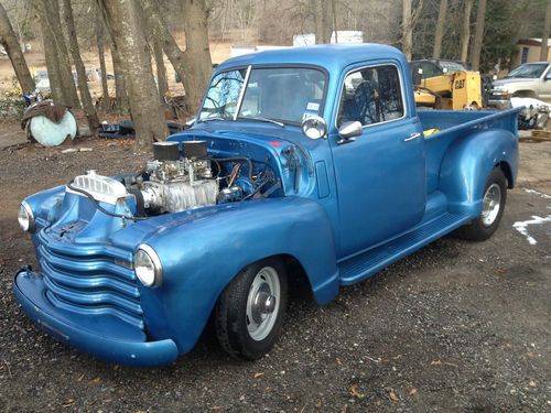 Pro street 1949 chevrolet pickup w/supercharger