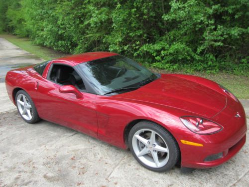 2013 chevrolet corvette coupe 1lt 6.2l v8 6 sp speed manual stick red vette