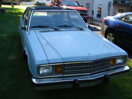 1980 ford fairmont 2-door coupe inline 6 engine (3.3l) automatic rund and drives