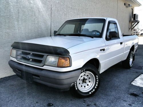 1995 ford ranger xl standard cab pickup 2.3l 2wd serviced cheap truck 117k miles