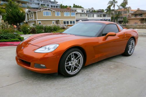 2007 chevrolet corvette 2dr coupe atomic orange metallic color