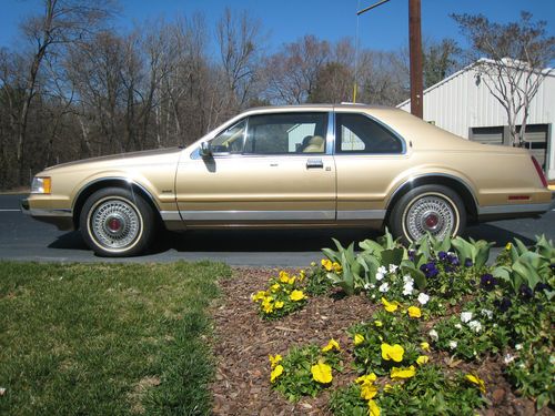 1984 lincoln mark vii bill blass coupe with 13,500 miles!!!