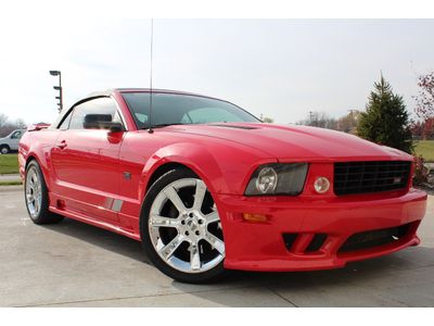 2006 saleen mustang s281 supercharged convertible 465hp v8 5-speed red 06