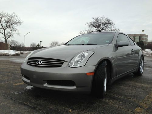 Infiniti 2003 g35 coupe storm with chrome 20" boss rims  - excellent condition